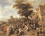 David The Younger Teniers Canvas Paintings - Peasants Merry-making
